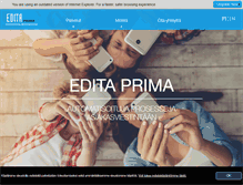Tablet Screenshot of editaprima.fi